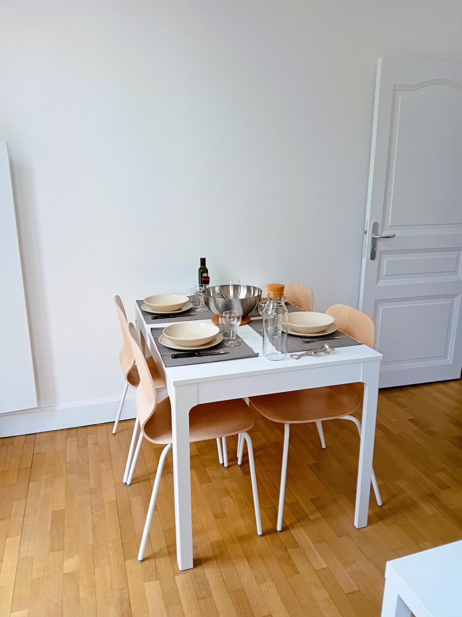 102 - Appart Renove Avec Grand Salon Et 1 Chambre - Tram Et Clinique Mutualiste A 1 Min Grenoble Buitenkant foto