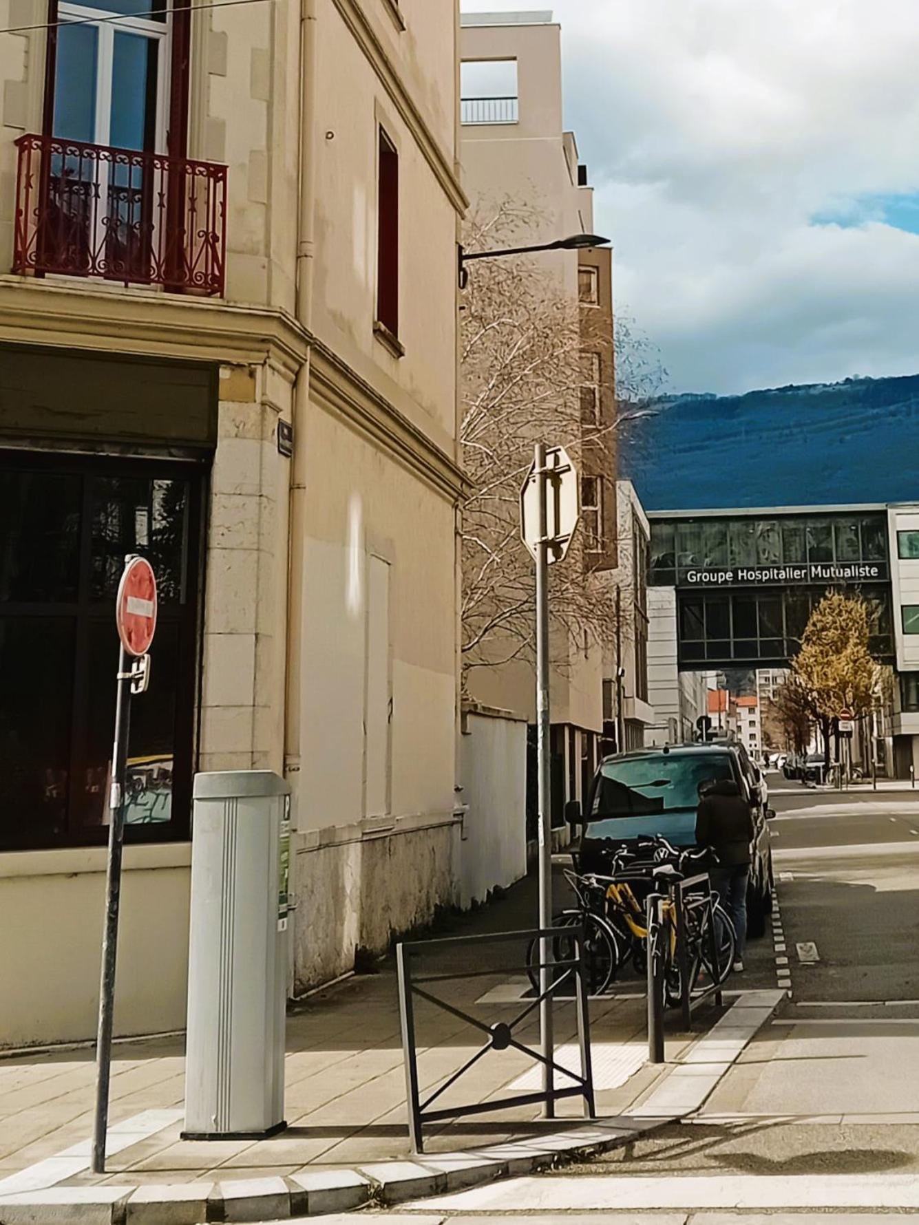 102 - Appart Renove Avec Grand Salon Et 1 Chambre - Tram Et Clinique Mutualiste A 1 Min Grenoble Buitenkant foto